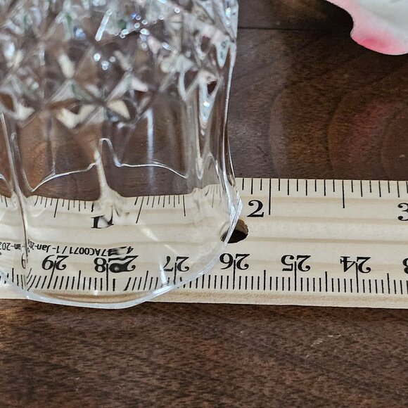 Cristal d'Arques Longchamp Cordial Glasses 4.5" cut crystal 1980s France vintage - Picture 6 of 6